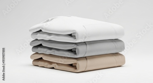 Oversized Hoodie Stack Mockup Neutral Colors Fashion Apparel