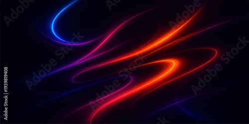 Dynamic abstract fire background with glowing red smoke and fractal energy waves featuring a futuristic digital design of motion and light textures