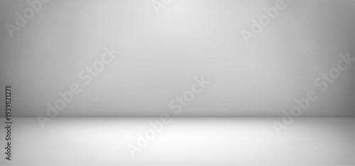 Minimal blue limbo background with smooth wall and floor gradient. Clean empty scene with soft lighting and modern abstract backdrop.