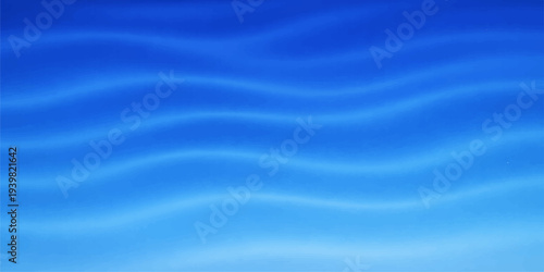 A soft flowing blue silk and satin fabric background with wavy liquid textures and smooth light motion curves creates a 3d wallpaper design