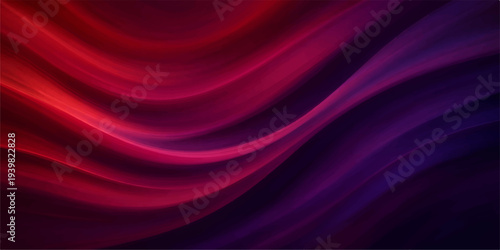 A luxurious red silk and satin fabric background features smooth flowing waves and a soft light texture, creating a deep red textile design perfect for an elegant wallpaper or backdrop
