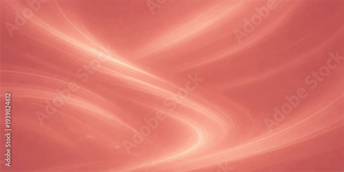 An abstract red background featuring flowing waves of soft silk texture and smooth satin fabric curves with light purple and pink motion design patterns