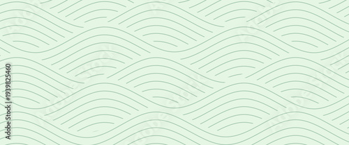 farm green banner, organic abstract background with fields. wavy green lines, natural organic products. ecology background. striped farmer green Pattern