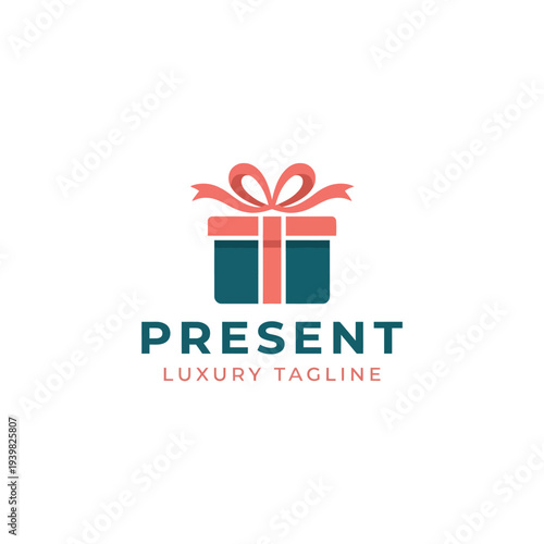 This image showcases a beautifully designed gift box with a luxury ribbon and tag, perfect for enhancing any special occasion or celebration in an elegant manner.