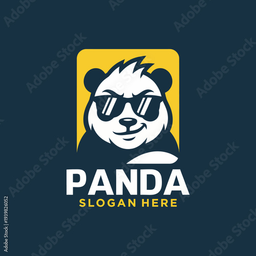A vibrant illustration of a panda wearing sunglasses, depicting a fun and playful persona that could be ideal for branding, merchandise, or entertainment themes.