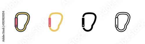 paragliding icon flight sky adventure extreme various style icon design vector illustration