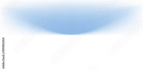 Blue studio room. Limbo light background. Abstract 3d backdrop for product presentation. Minimal wall scene. Showcase, promotion display. Vector stage mockup illustration