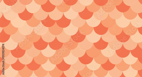 Seamless pattern of overlapping scales in warm shades of orange and peach, creating a textured, organic background.