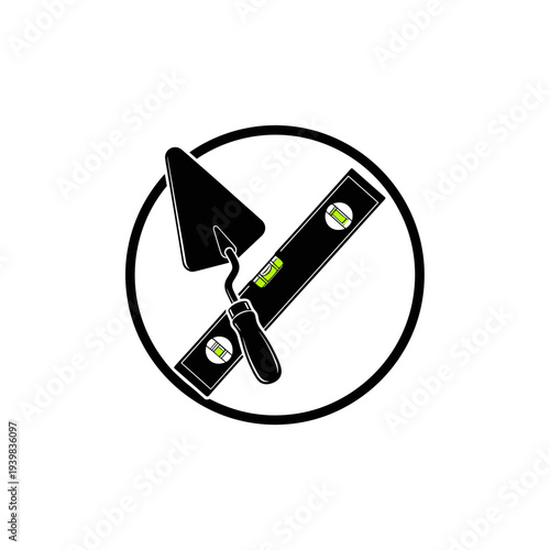 Trowel and Putty Knife Illustration.