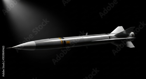 Modern Missile Weapon System, Military Projectile, Aerodynamic Design