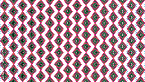 Native American inspired diamond motif seamless pattern for bohemian fashion prints and ethnic home decor textiles