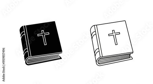 Bible books illustration Vector