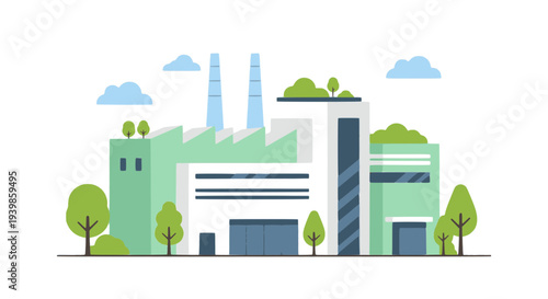 Industrial control server and monitoring station for smart factory automation. Concept of central processing unit, data management, and technical supervision in manufacturing environments.