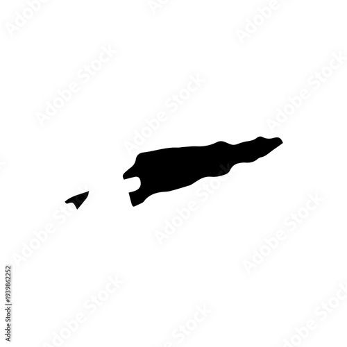 East Timor Map Free Stock Vectors