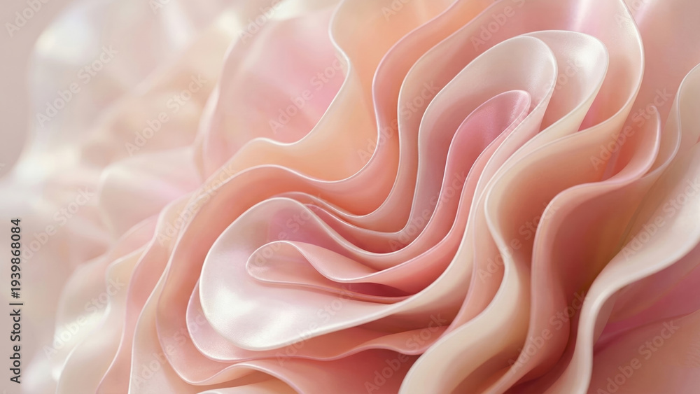 Obraz premium pink silk fabric