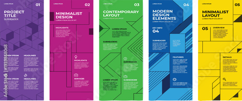 Modern Geometric Design Elements for a Contemporary Minimalist Layout