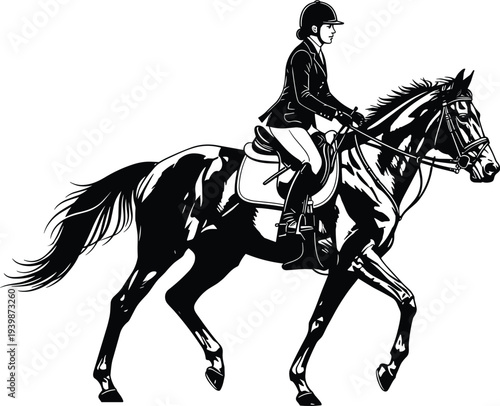 Dynamic black silhouette of a female basketball player jumping high in the air to score a layup at the hoop