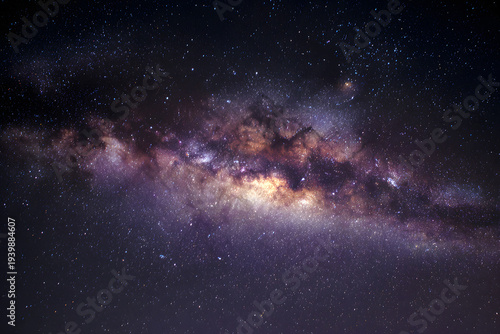 Galaxy with stars and nebula.