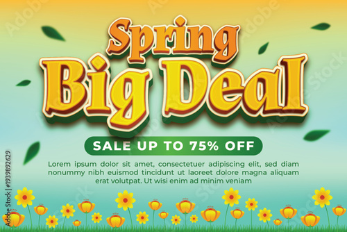 Spring Big Deal Sale Promotion