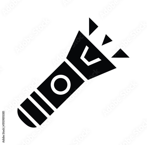 Vector design of a firecracker with sparks flying