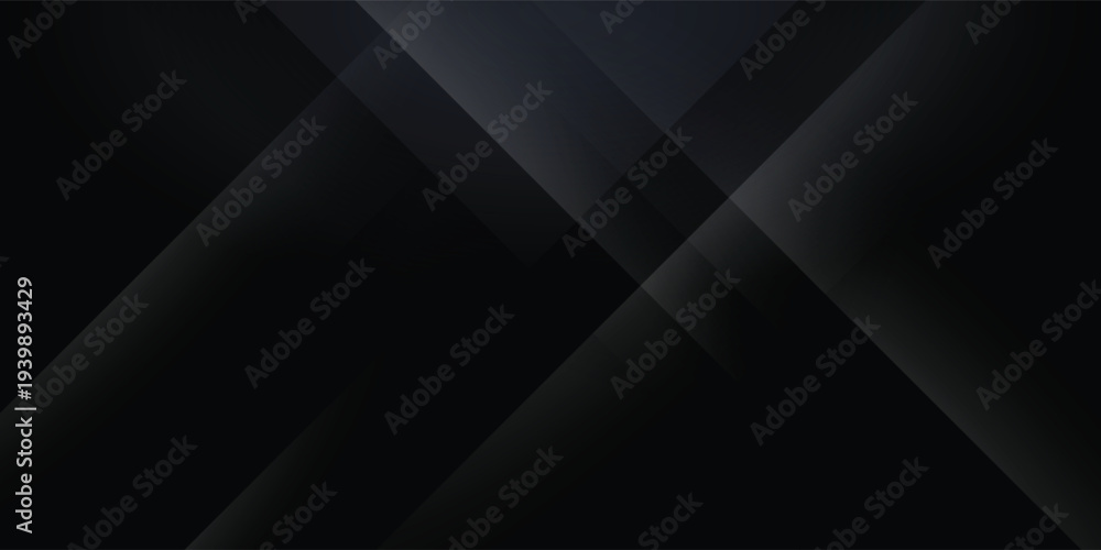 Obraz premium Modern black dark blue white abstract background. Minimal. Color gradient. Web banner. Geometric shape. 3d effect. Lines stripes triangles. Design. Futuristic. Metal metallic effect. Luxury. Premium.