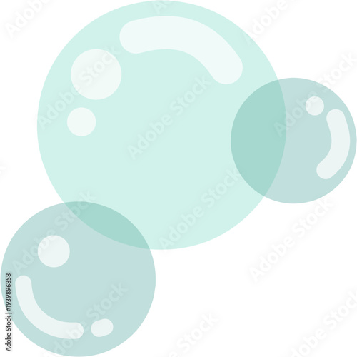 Water Bubbles Shining