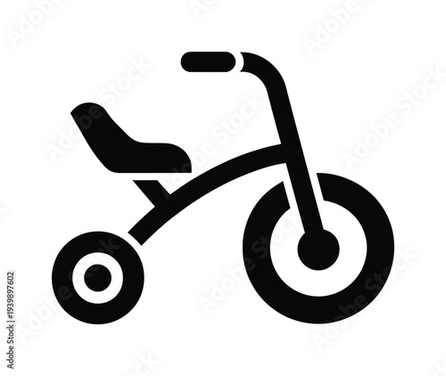 Vector of a tricycle for children