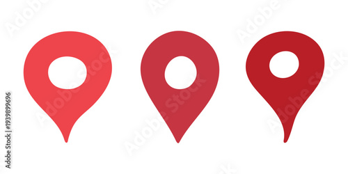 Set of hand drawn map pin Map marker pointer sign GPS and mapping tools Location pin symbol Pinpoint clipart in doodle style Single element for web, design