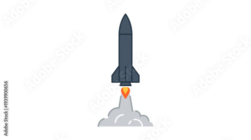 Launch of a ballistic missile into space