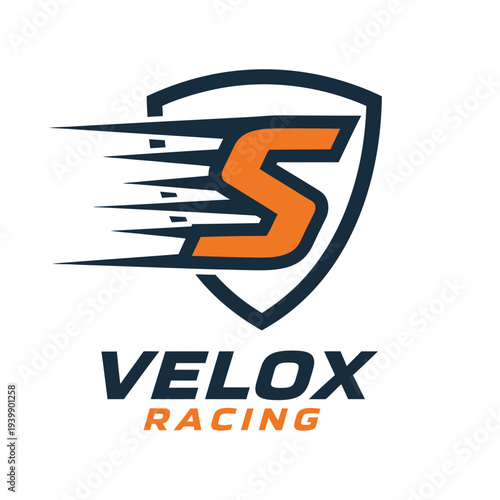 a letter S logo vector in a guard