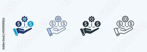 Resource Allocation Multiple Style Icon Collection