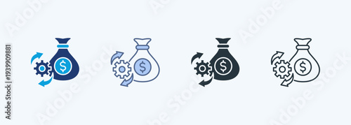 Asset Management Multiple Style Icon Collection