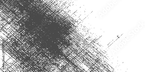 Abstract textured grunge background featuring a complex interplay of rough scratches and diagonal lines, with rough surface and graphic resource.