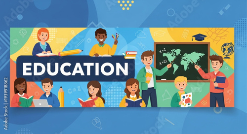 Children and Teachers Engaged in Classroom Learning.