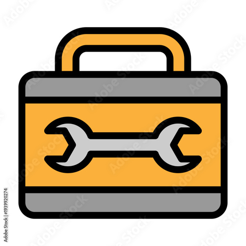 Instrument Repair Kit Vector Filled Icon Design