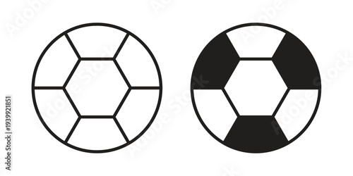 Football icon. Premium thin line vector illustrator. Vector EPS10