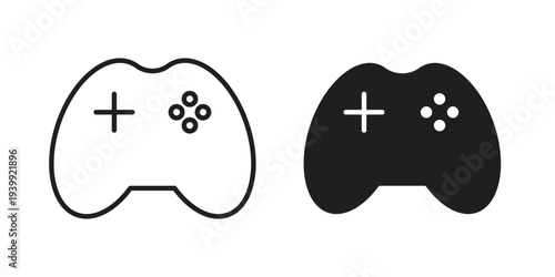 Game controller icon. Premium thin line vector illustrator. Vector EPS10