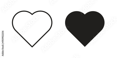 Heart icon. Premium thin line vector illustrator. Vector EPS10