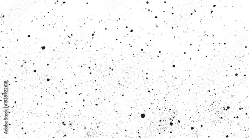 Speckle grain dot white paper noise texture with distress effect vector illustration pattern background. Dirty or dust film grain speck grit grunge overlay on  Overlay textures set stamp with grunge 