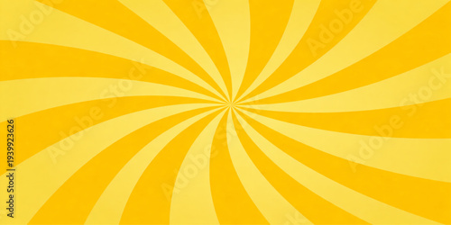 Abstract an eye-catching spiral pattern with yellow shades, radiating outwards from the center. A symbol of energy and vibrancy, this graphic resource is ideal for adding a dynamic touch to designs.