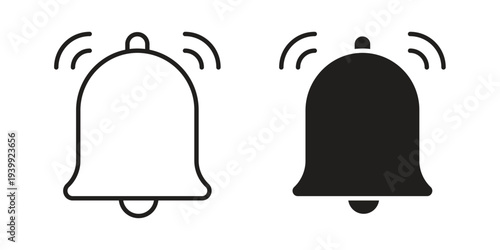 Notification icon. Premium thin line vector illustrator. Vector EPS10