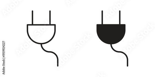 Plug icon. Premium thin line vector illustrator. Vector EPS10
