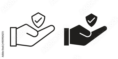 Policyholder icon. Premium thin line vector illustrator. Vector EPS10