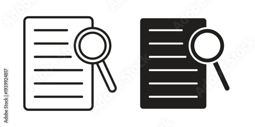 Research icon. Premium thin line vector illustrator. Vector EPS10