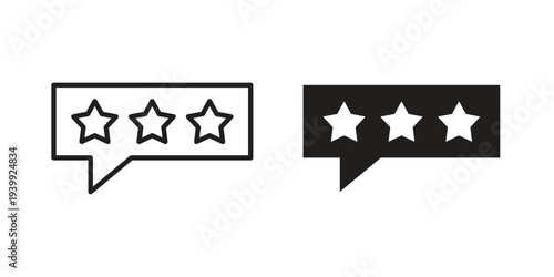 Review icon. Premium thin line vector illustrator. Vector EPS10