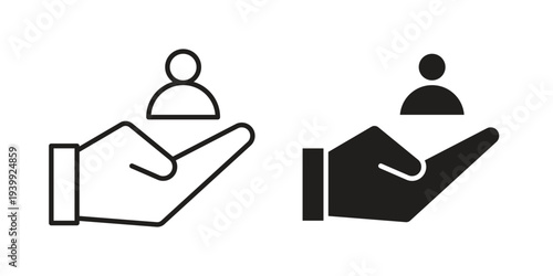 Retention icon. Premium thin line vector illustrator. Vector EPS10