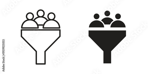 sales conversion icon. Premium thin line vector illustrator. Vector EPS10
