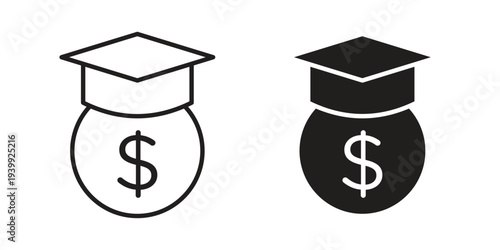 Scholarship fund icon. Premium thin line vector illustrator. Vector EPS10