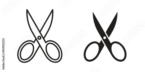 Scissors icon. Premium thin line vector illustrator. Vector EPS10