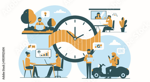 Time Management and Productivity Concept
